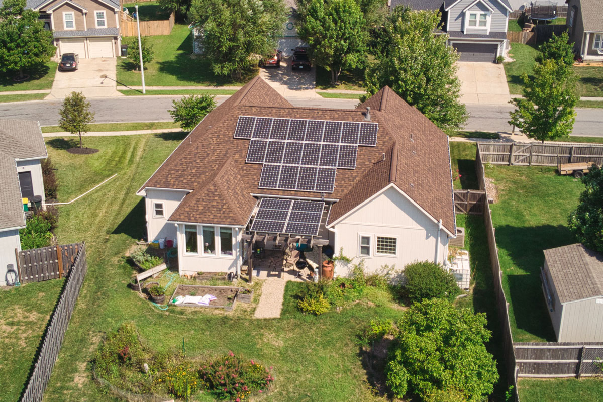 Solar ReRoof in Gardner, Kansas